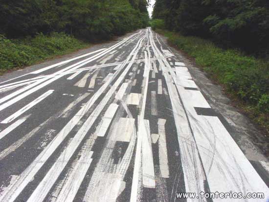 Carretera pintada