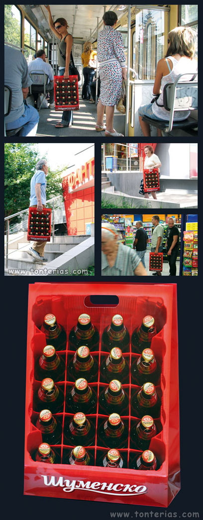 Bolsa caja de cervezas