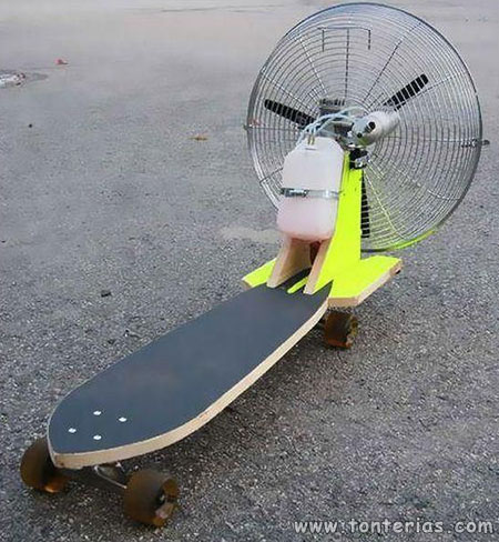 Skate con ventilador