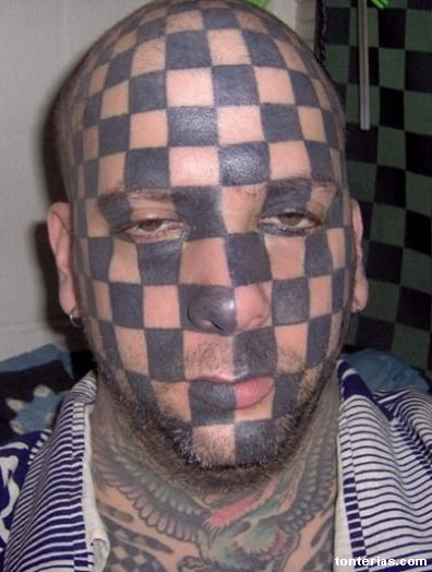 Tatuaje tablero ajedrez