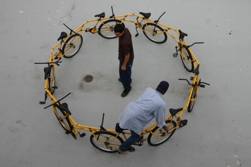 Bicicleta circular imposible