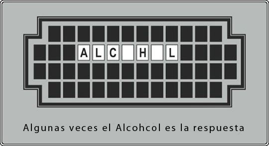 alcohol es la respuesta