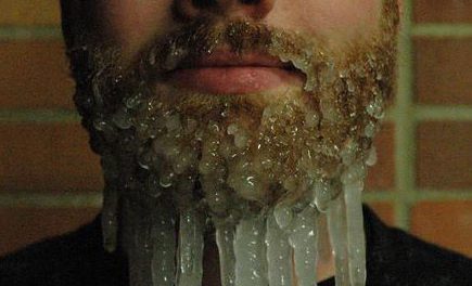 Barba congelada