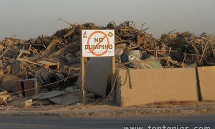 Prohibido arrojar basuras