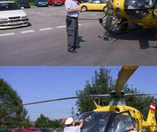 Helicóptero multado