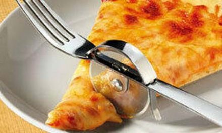 Corta pizza tenedor