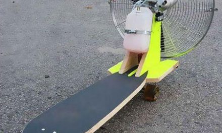 Skate con ventilador