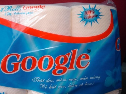 ¿Papel higiénico Google?