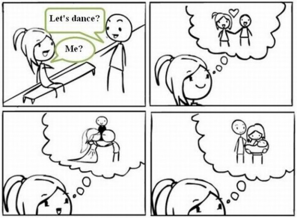 ¿Bailamos? Logica femenina