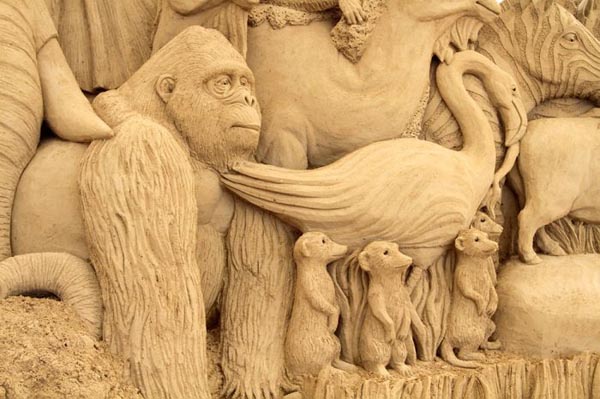 15 espectaculares esculturas de arena