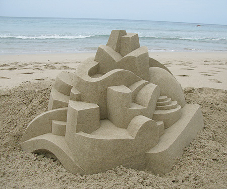 15 esculturas de arena hechas por un arquitecto