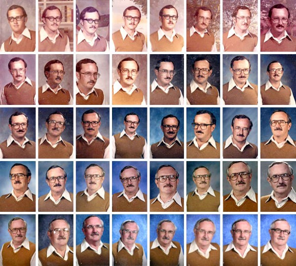 Profesor se viste igual durante 40 años