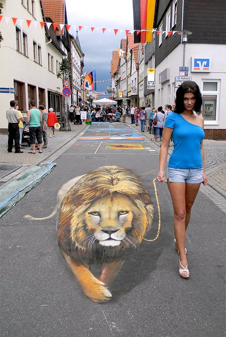 Arte 3D en la calle